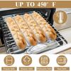 Baguette Pan French Bread Baking Mould Bakeware Groove Waves Mold 2/3/4 Loaves Loaf Bake Mold Baguette Tray Baking Tool