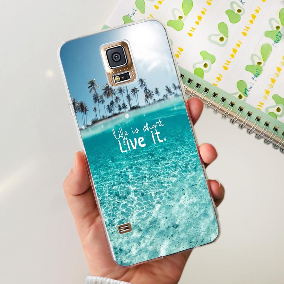 For Samsung Galaxy S5 Case SM-G900F G900I G900M Stylish Painted Cover Soft Silicone Phone Case For Samsung S5 S 5 GalaxyS5 Shell