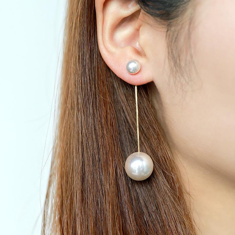 Korean Style S925 Silver Pearl Earrings - Versatile & Elegant for Women