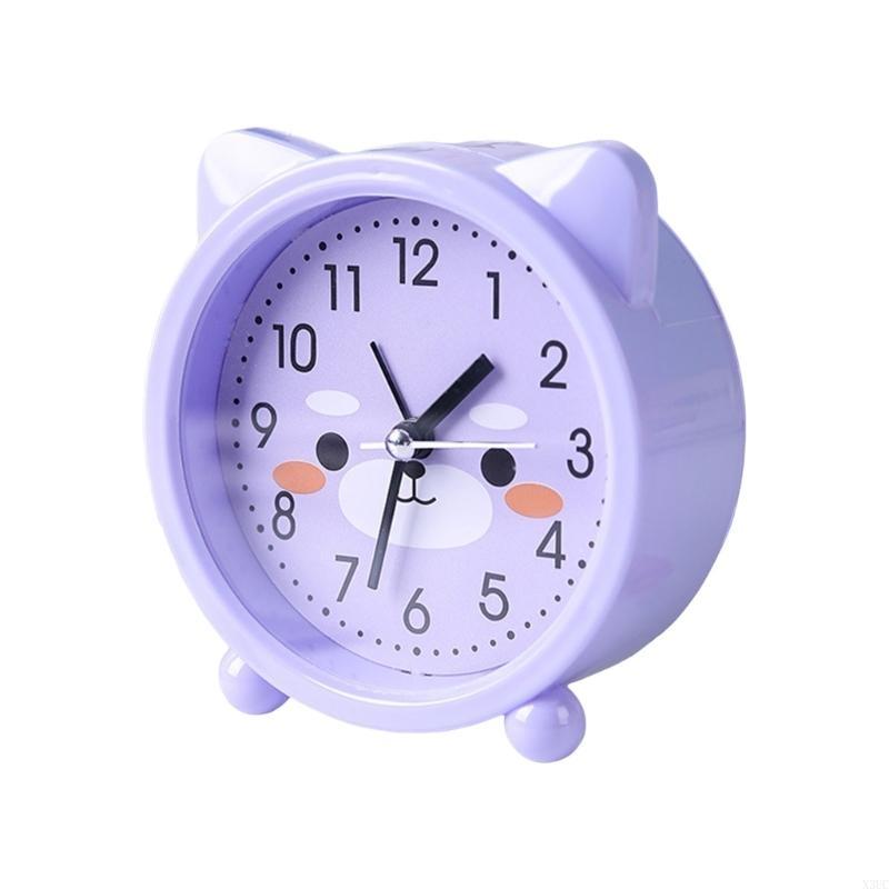

Desk Clock Kid Friendly Color Alarm Clock With Ears For Bedroom Decoration X3UC