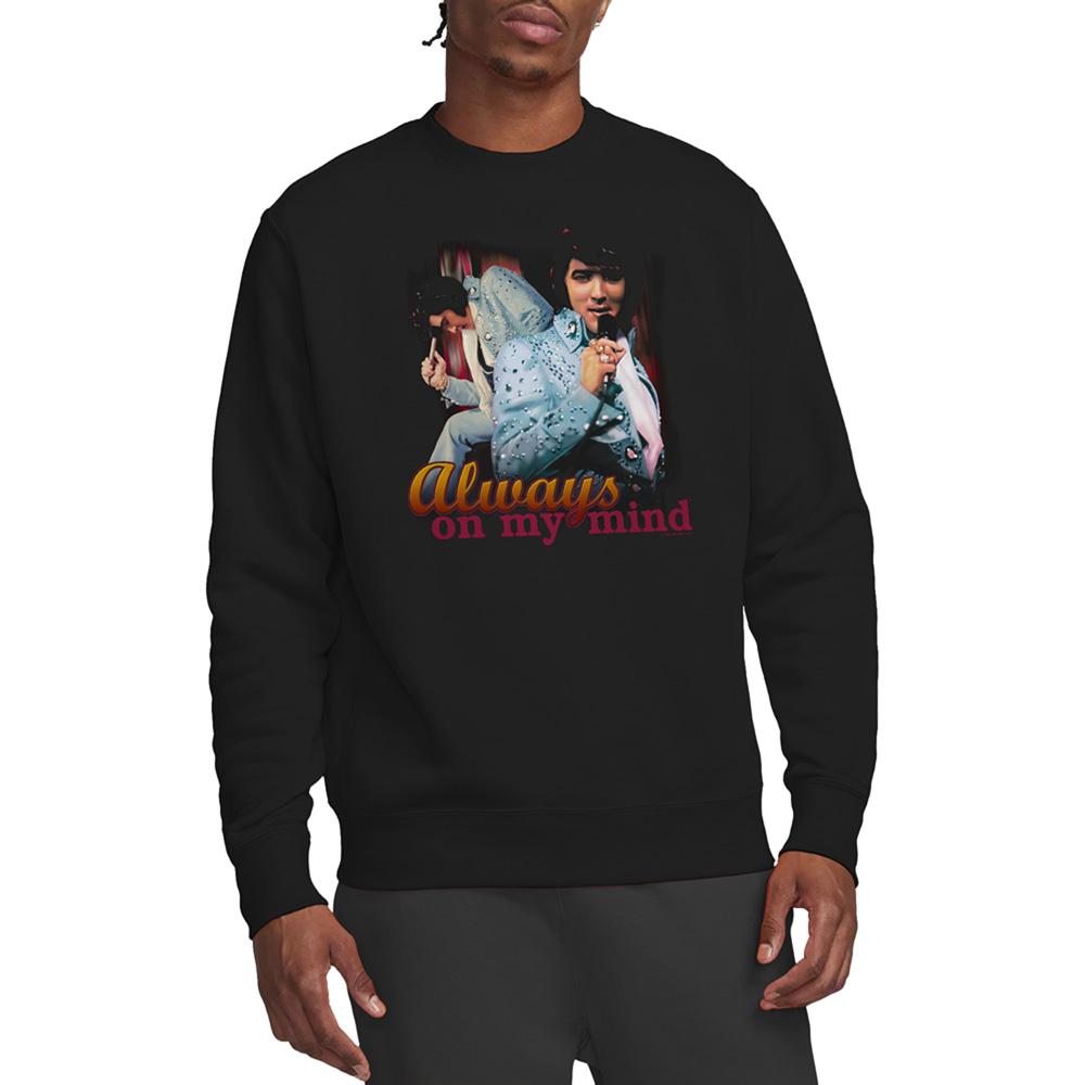 Elvis Presley Unisex Adult Always On My Mind Sweatshirt