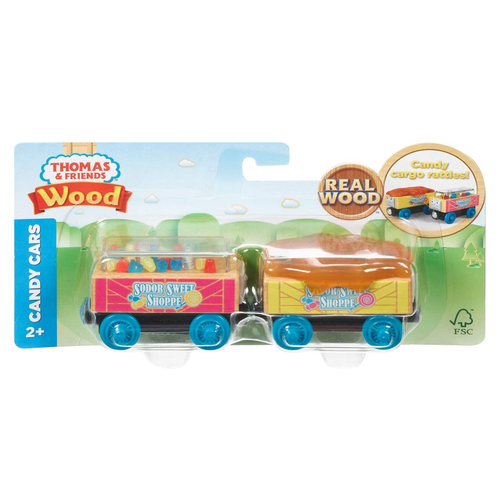 Thomas the Tank Engine Wooden Rail Series Candy Car Years Old and GGH15 (Thomas) [2 Up] [SFC Certified]
