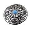 5 Pcs Leather Decorative Button Imitation Turquoise Buttons Flower Clothes Buttons for Jewelry Making Decoration