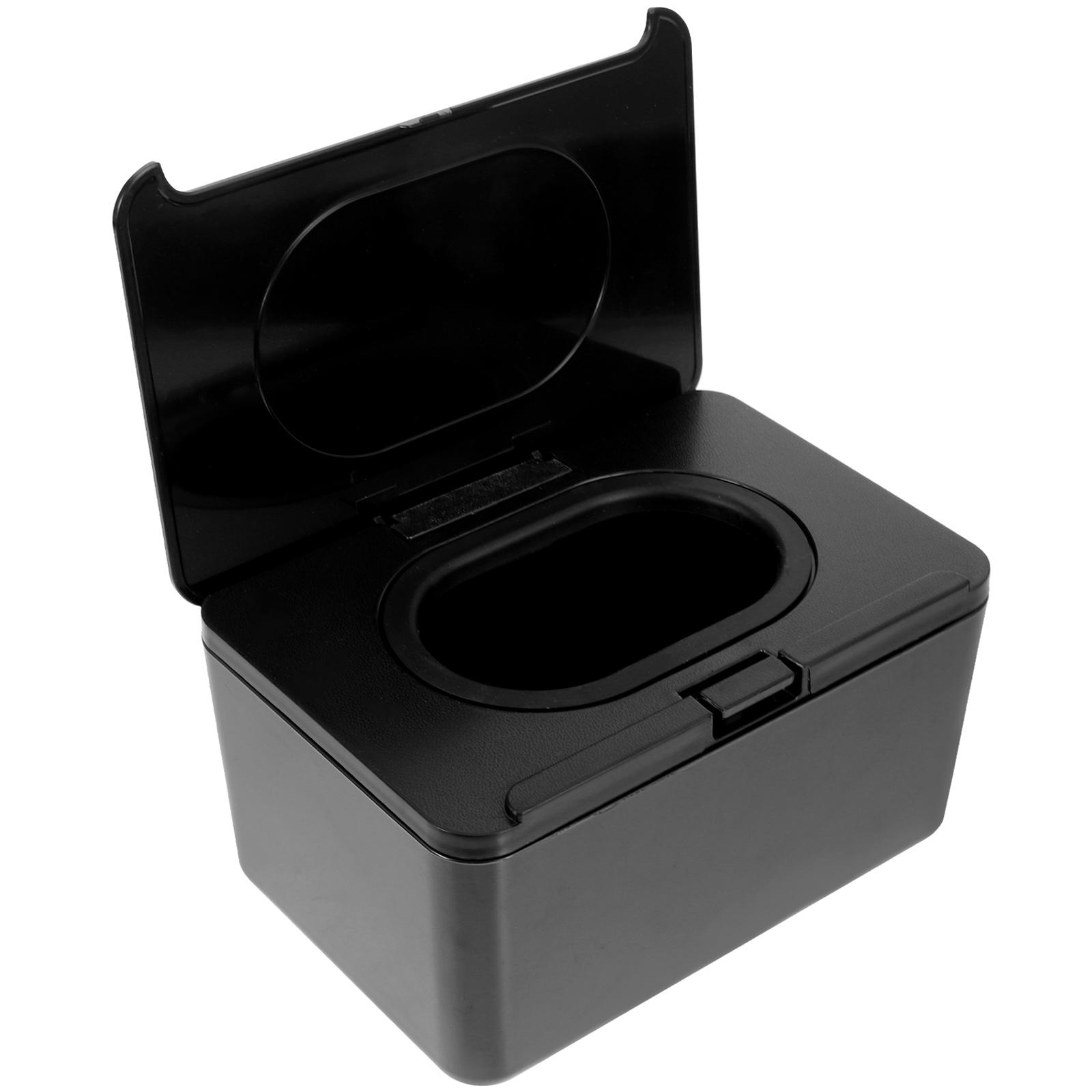 

Держатель для салфеток Черный настольный диспенсер для бумажных полотенец Герметичный контейнер для влажных салфеток Прямоугольное хранилище для салфеток Сухой без пятен