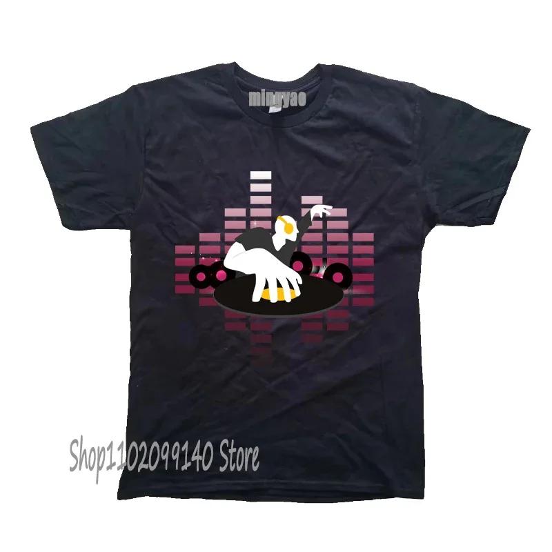 Retro Dj Headphones T Shirt Graphic Streetwear Short Sleeve ONeck Harajuku Music Techno TShirt Funny Unisex Clothing For Ladies