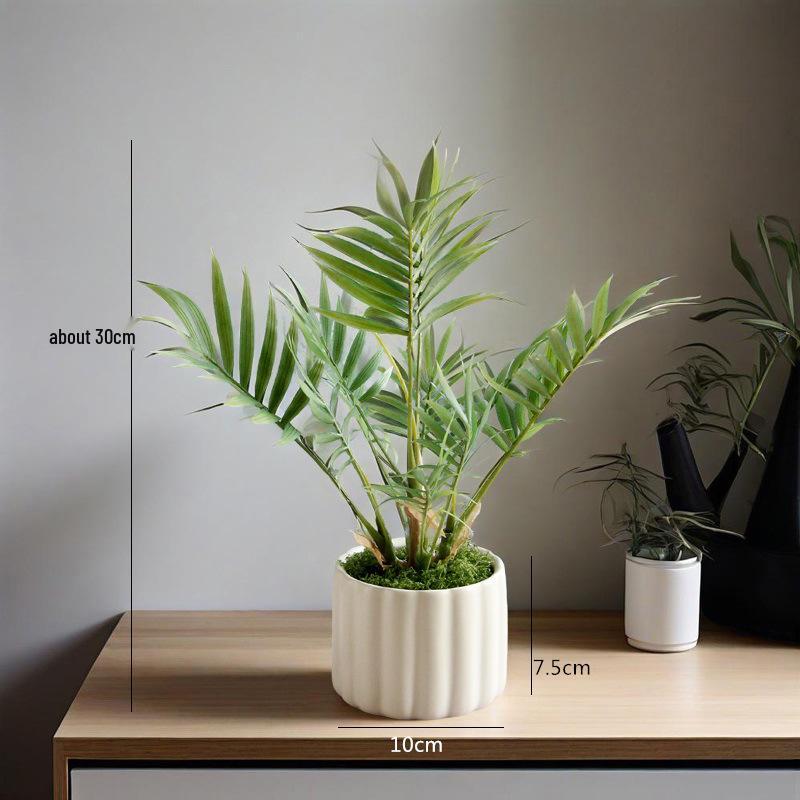 Nordic Style Artificial Potted Plants for Indoor Decor: Perfect for Living Rooms, Offices, and Desktops