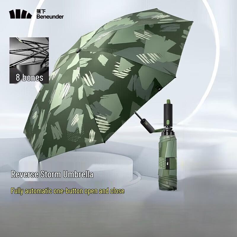 

Beneunder 8-Bone Automatic Folding Umbrella
