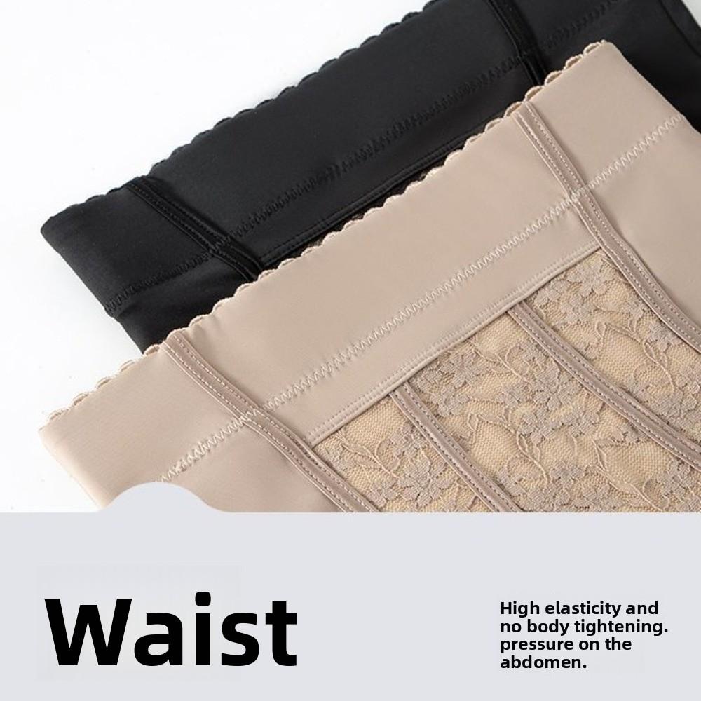 Lace Flowers Postpartum Body Shaper High Waist Seamless Underpants Tummy Control Underwear  Lady