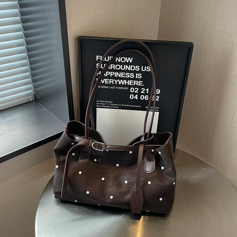 Underarm Single Shoulder Bag - Hand-held Vintage Casual Tote Bag - Large Capacity Commuter Bag