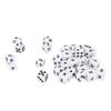 30Pcs Dice Set Black Letter Plastic Easy Read Teaching Dice Set for Game Math Learn