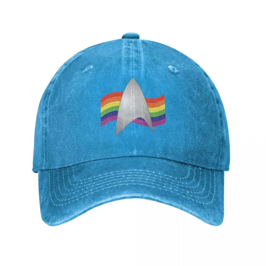 Men Women Baseball Caps Rainbow Distressed Washed Hats Cap Casual Outdoor Summer Adjustable Cap