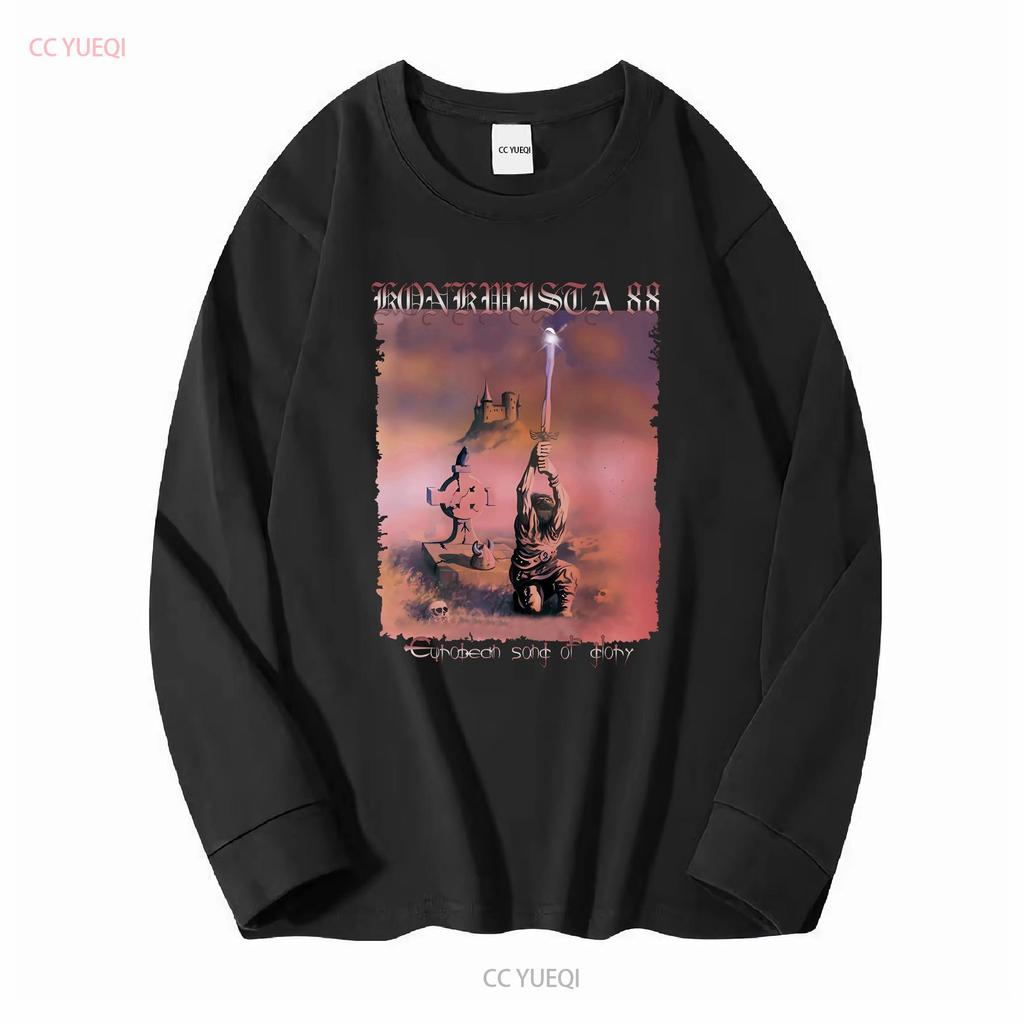 Nové Evropské tričko slávy KONKWISTA 88 Klasické tričko Muž Žena S 5XL dlouhý nebo krátký rukáv vintage Prané Prodyšné Stylové