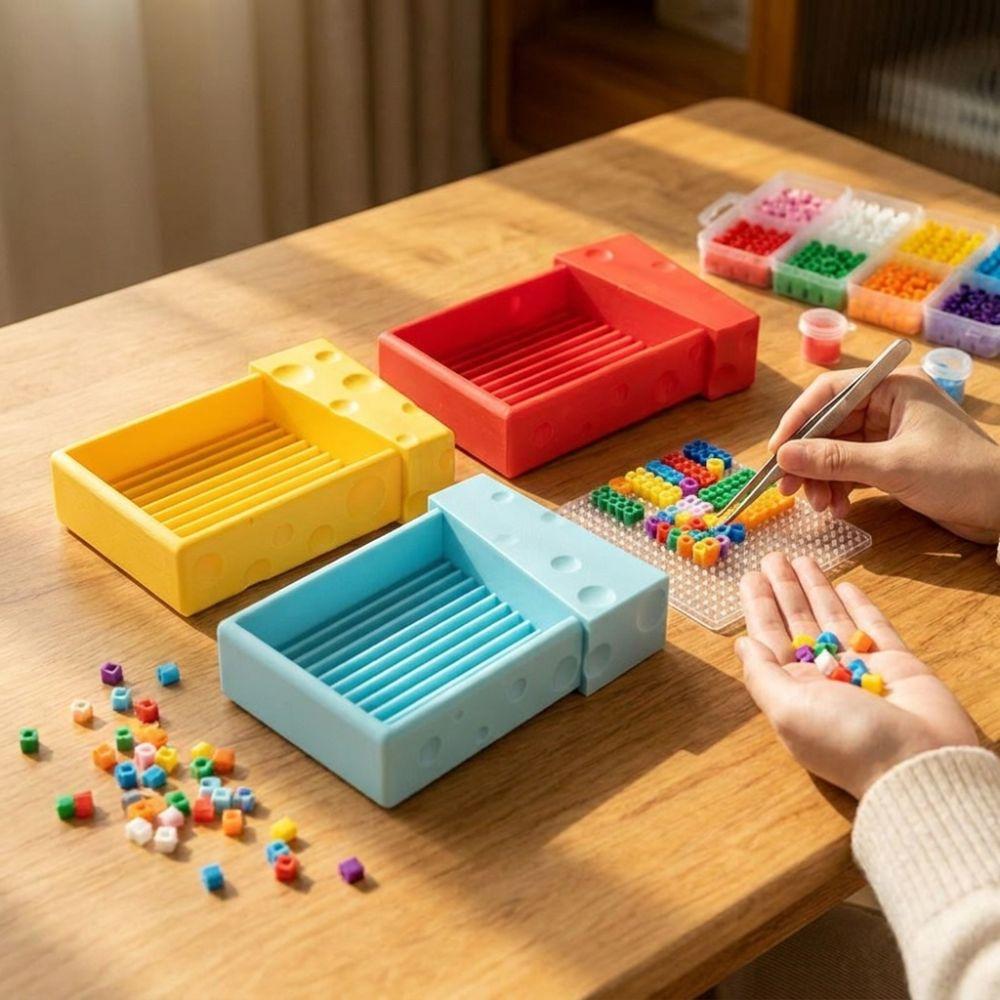 Dust-proof Fuse Beads Picking Tray Efficient Bead Organizer Tray Beading Supplies