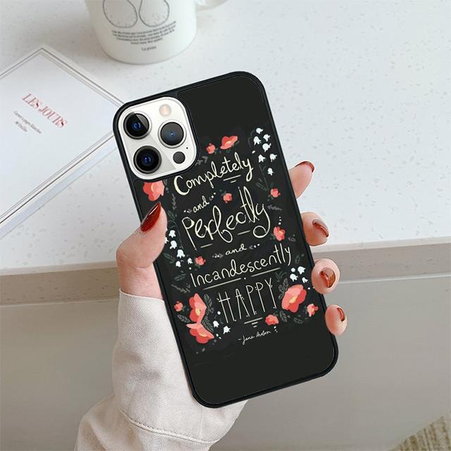 Cover Book Jane Austen Phone Case For iPhone 17 Air 14 15 16 16e 13 12 Max Cover For Apple 11 Pro Max Plus Coque