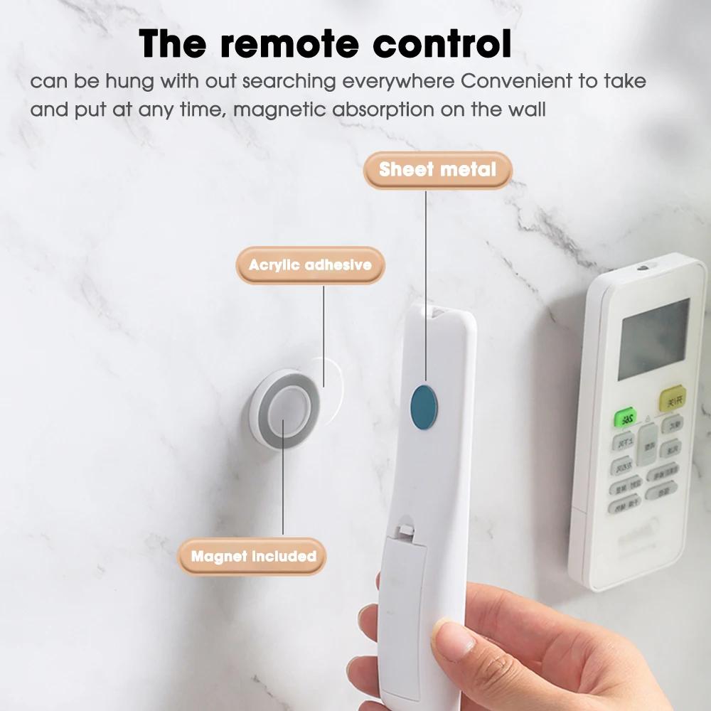 Wholesale Strong Magnetic Hook Wall-mounted Anti-lost Magnet Holders Remote Control Fridge Sticker For Home Office Organizers