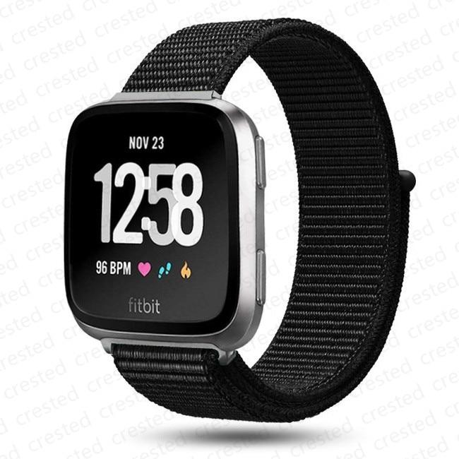 Nylon Loop Strap for Fitbit Versa 4 3 band Smart watch replacment Soft Breathable Sport belt Correa Bracelet Fitbit Sense 2 band