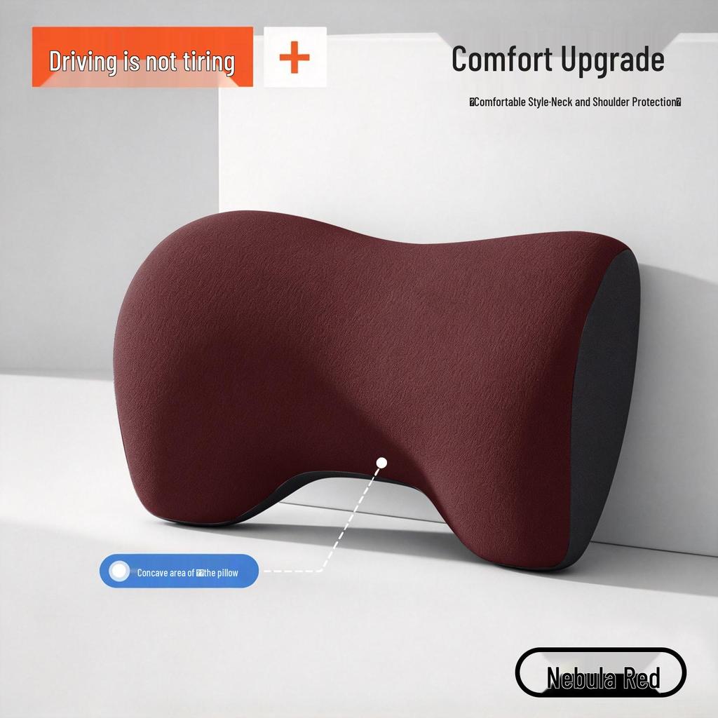 Compatible Headrest Neck Pillow & Lumbar Support Cushion for Lantu FREE, Taishan, Zhiyin, and Zhuiguang L Cars.