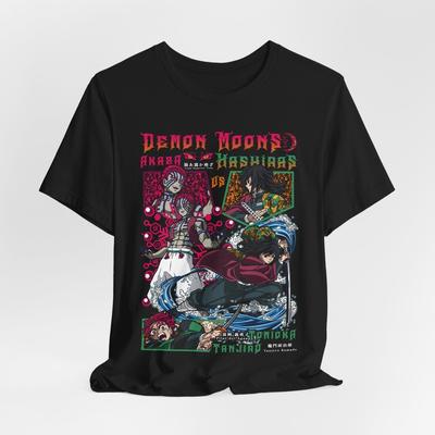 Demon Moons Graphic Tee - Unisex Jersey Short Sleeve Shirt, Anime