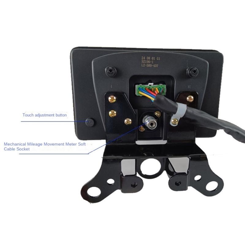Motorcycle Digital Instrument Panel 12V Speed and Mileage Display Suitable for CG125, ITALIKA EX125 FORZA125 FT125 Bikes