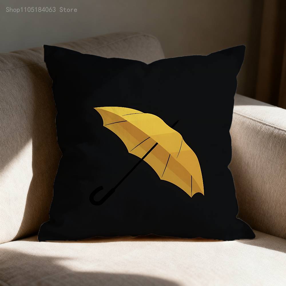H-How I M-Met Your M-Mother Pillowcases Bedroom Living Room Sofa Home Decor Polyester Cushion Cover with Zipper