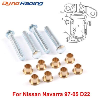 Kit Conjunto de Reparo de Buchas e Pinos de Dobradiça da Porta do Carro Para Nissan Navarra 97-05 D22 alta resistência resistente à corrosão
