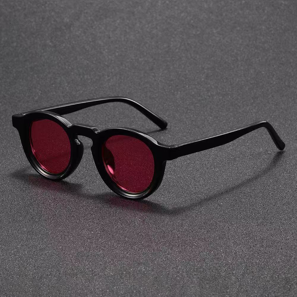 New Vintage Round Sunglasses Women Men Brand Circular Sun Glasses Female Oval Eyewear Sunglasses for Male Female Eyeglasses