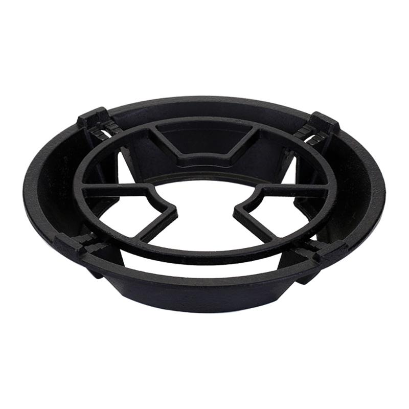 Black Casting Iron Gas Stove Cooker Plate Coffee Moka Pot Stand Reducer Ring Holder Durable Coffee Maker Shelf