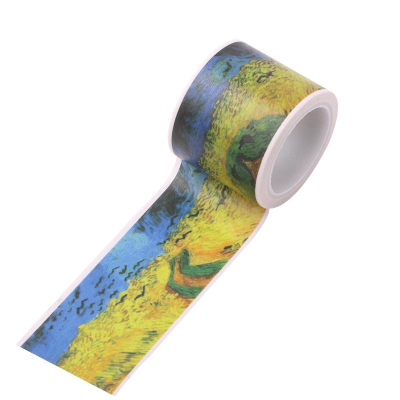 1 Roll Vintage Washi Tape Cute Colorful Art Decoration Diy Scrapbooking Masking Tape Japanese Stationery Stickers