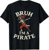 Bruh Pirate Lazy Dabbing Skull Costume Pretend I'm a Pirate Unisex T-Shirt