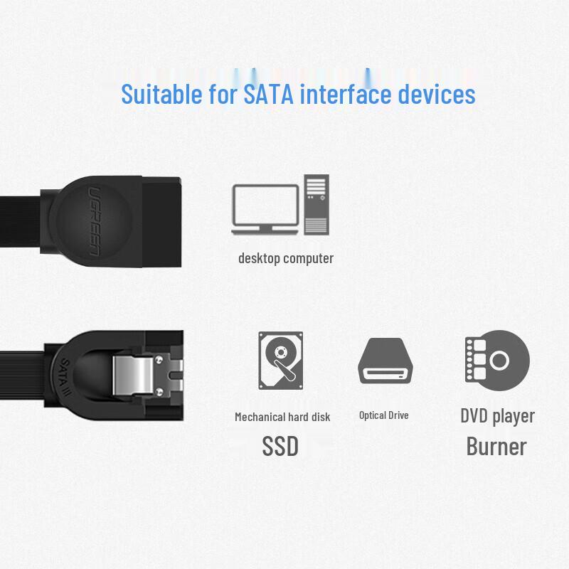 Ugreen High-Speed SATA 3.0 Data and Power Cable