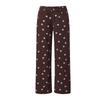 Women's Polka Dot Mid Loose Fit Casual Jeans  Non Stretch Denim Pants for Everyday Wear