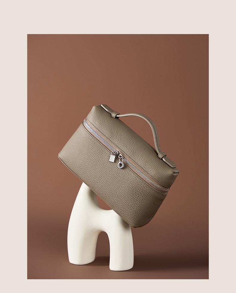 Autumn-Inspired Women's Single Shoulder Crossbody Handbag - Versatile Niche Lunch Box Style