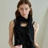 TENDER DOT LACE MUFFLER_BLACK