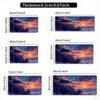Sakura Mountain Landscape Mouse Pad Large Rubber Antislip PC Desk Accessories Mousepad for Offices and Gamer Keyboard Decor Mat