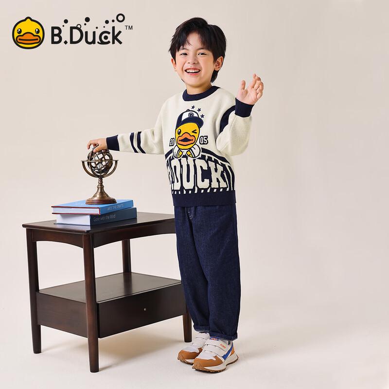 B.Duck Boys' Casual Knitted Sweater