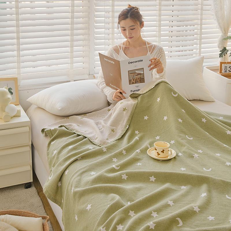 200x230cm Class A Cotton Gauze Blanket Summer Towel Quilt Air Conditioning Blanket