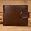 Fashion Men Leather Wallet Smooth Cowksin Business Short Purse Card Holder For Men Male Coin Purse Bag Short Wallets For Cash