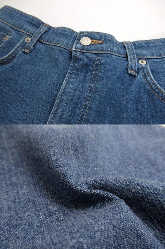 Jeans E403F Regular Straight Denim Pants Stretch Made In Japan One Wash 36 [EDWIN] Men's