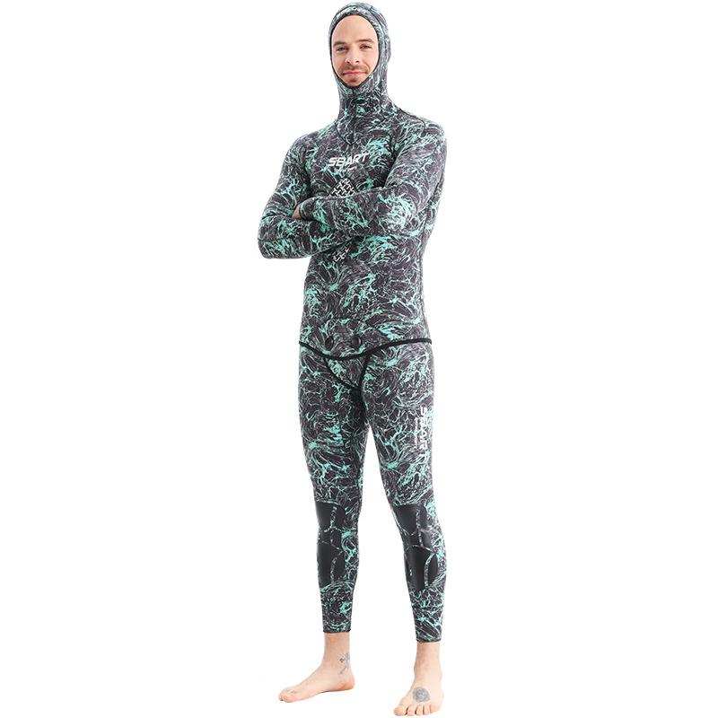 SBART Men s 3mm Split Spearfishing Wetsuit