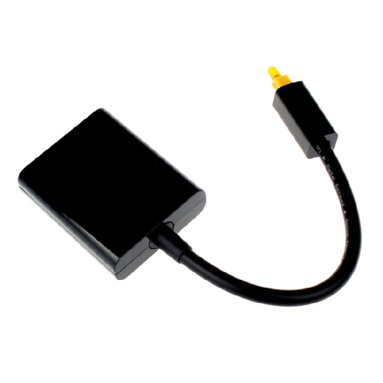 Audio Splitter 1 In 2 Out Digitaler Audio Optischer Kabeladapter Für Einfache Installation Kompatibel mit Mehreren Geräten