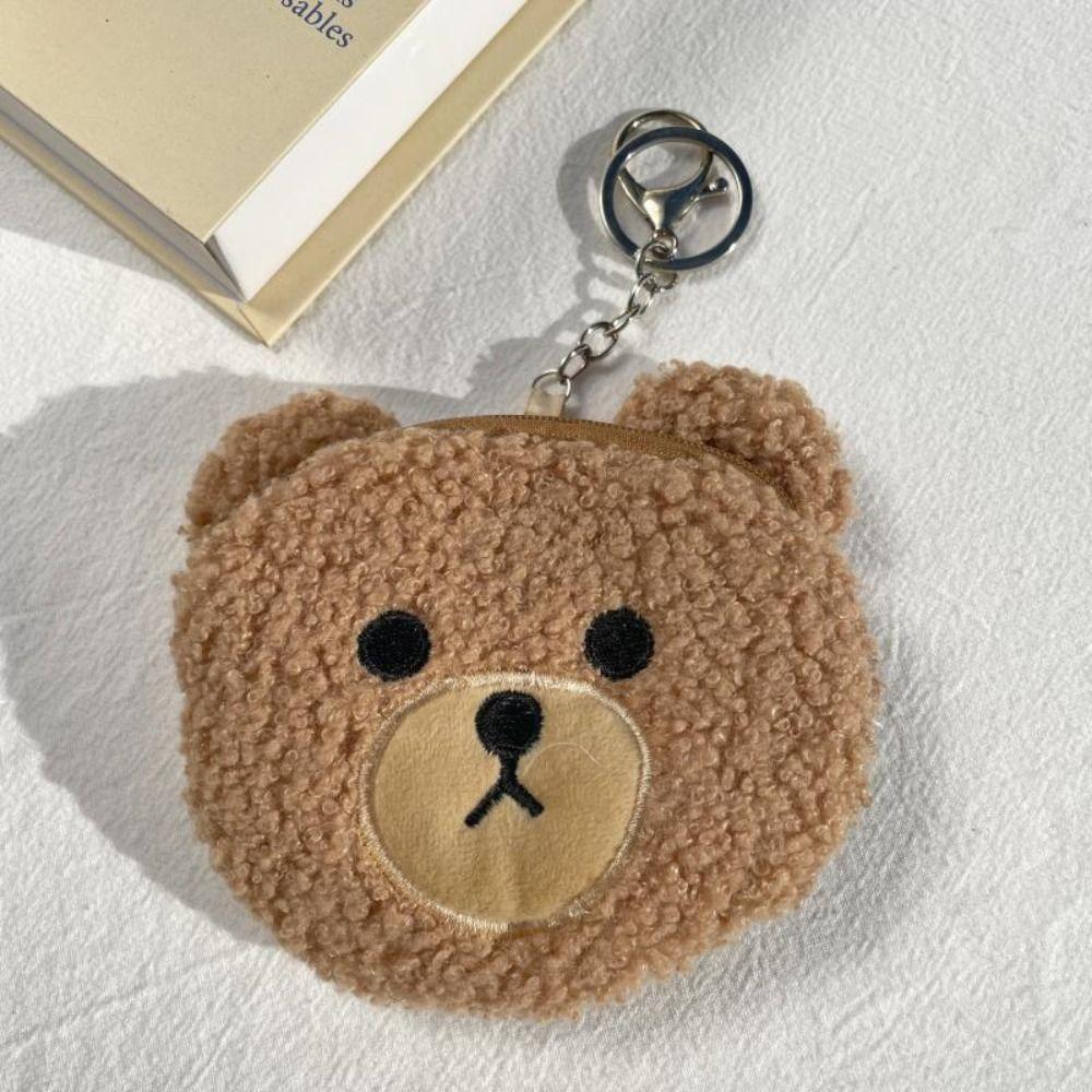Bear Shape Wallet Cartoon Card Holder 2024 Storage Bag  Gift