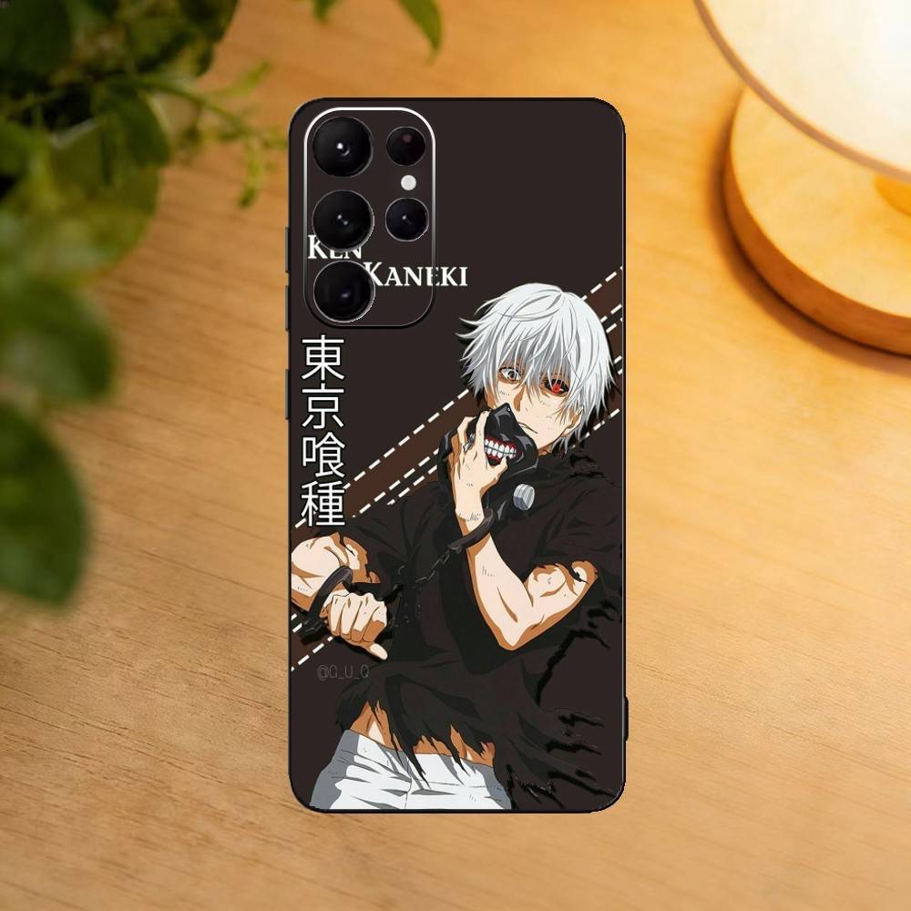 Tokyo Ghoul Kaneki Ken phone Case For Samsung S25,24,21,22,23,30,Ultra,20,Plus,Fe,Lite,Note Soft Black Cover