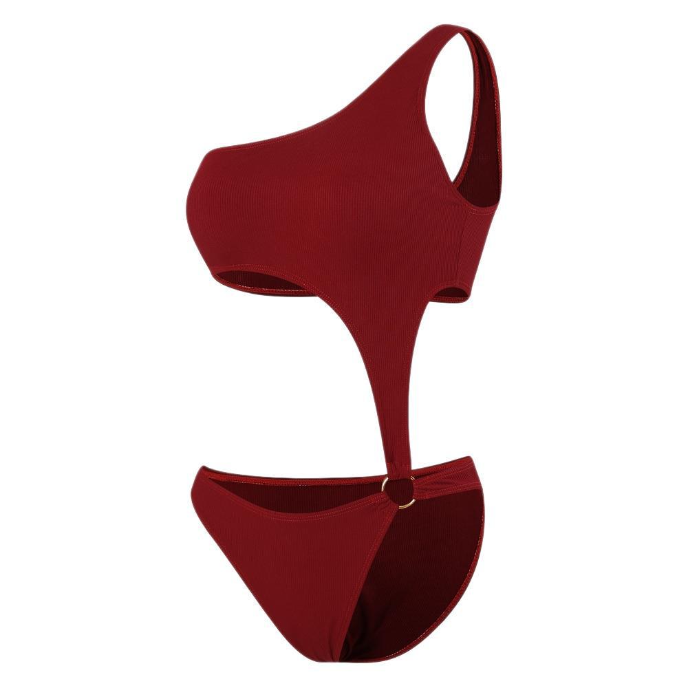 European & American One-Piece Swimsuit: Sexy Women's Push-Up Bikini with Padding