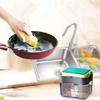 New Dish Soap Dispenser Kitchen Liquid Soap Dispenser with Sponge Holder Sponge Caddy Soap Pump Dispenser