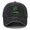 Lucky Clover Washed Baseball For Men Women Couple HatCap Adjustable Unisex Vintage Dad Hat UV Protection Sun Hat
