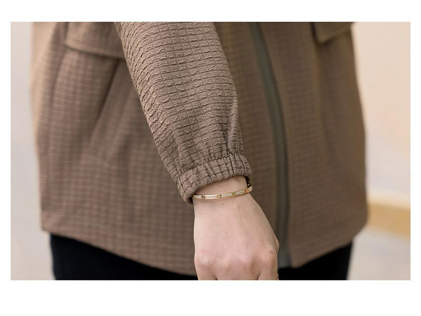 2025 Autumn Style Turn-Down Collar Jacket for Middle-Aged Women