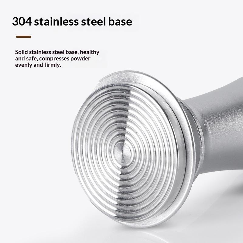 51/53/58mm Espresso Tamper With Calibrated Spring Ergonomic Barista Coffee Press for Café Commercial Use