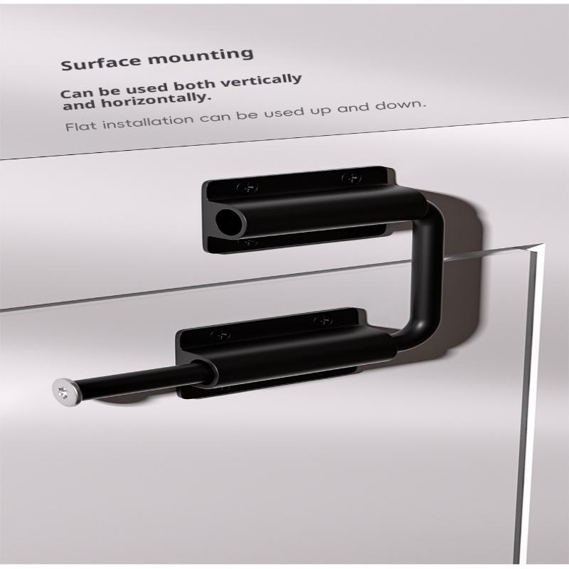 1Pcs Durable Aluminum Alloy Door Latch Lock 90/180 Degree Gate Latch Safety Anti-Theft Buckle Door Bolts Door Buckle Hardware