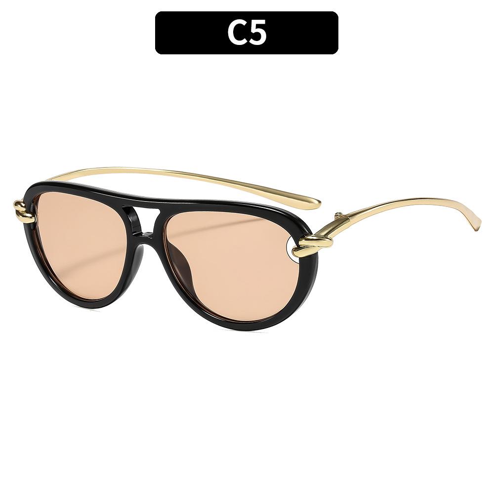 Ladies Sunglasses, Fashion Knot Double Beam Sunglasses