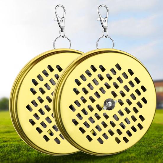 1/2/3Pcs Mosquito Coil Holders with Lid Hollow Design Heat-Resistant Outdoor Camping Fishing Mosquito Coil Incense Burner Case